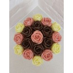 Розы из шоколада в коробке арт. 15